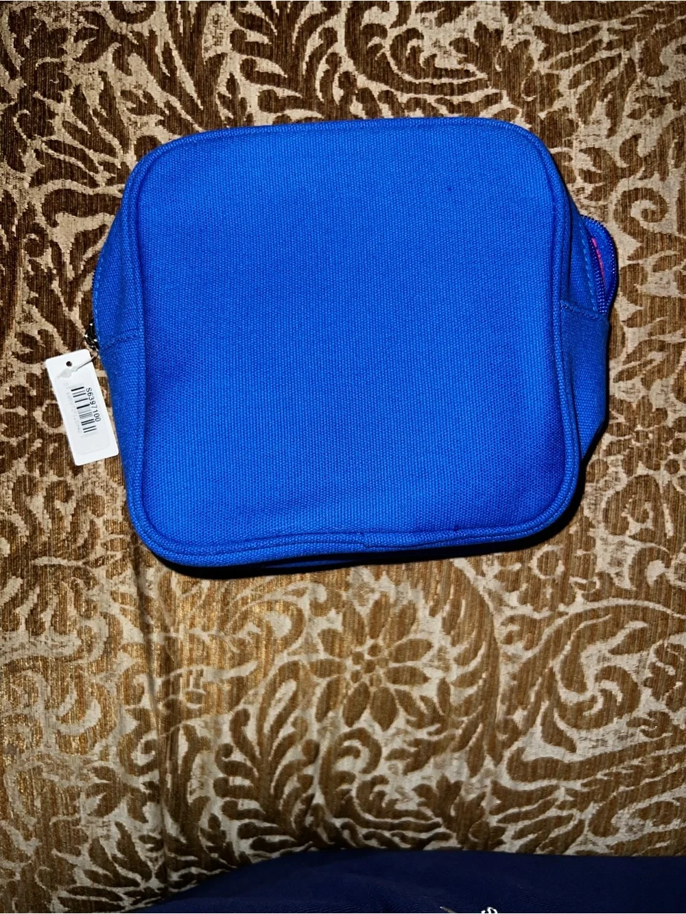 Kiehl's Blue Cosmetic Pouch